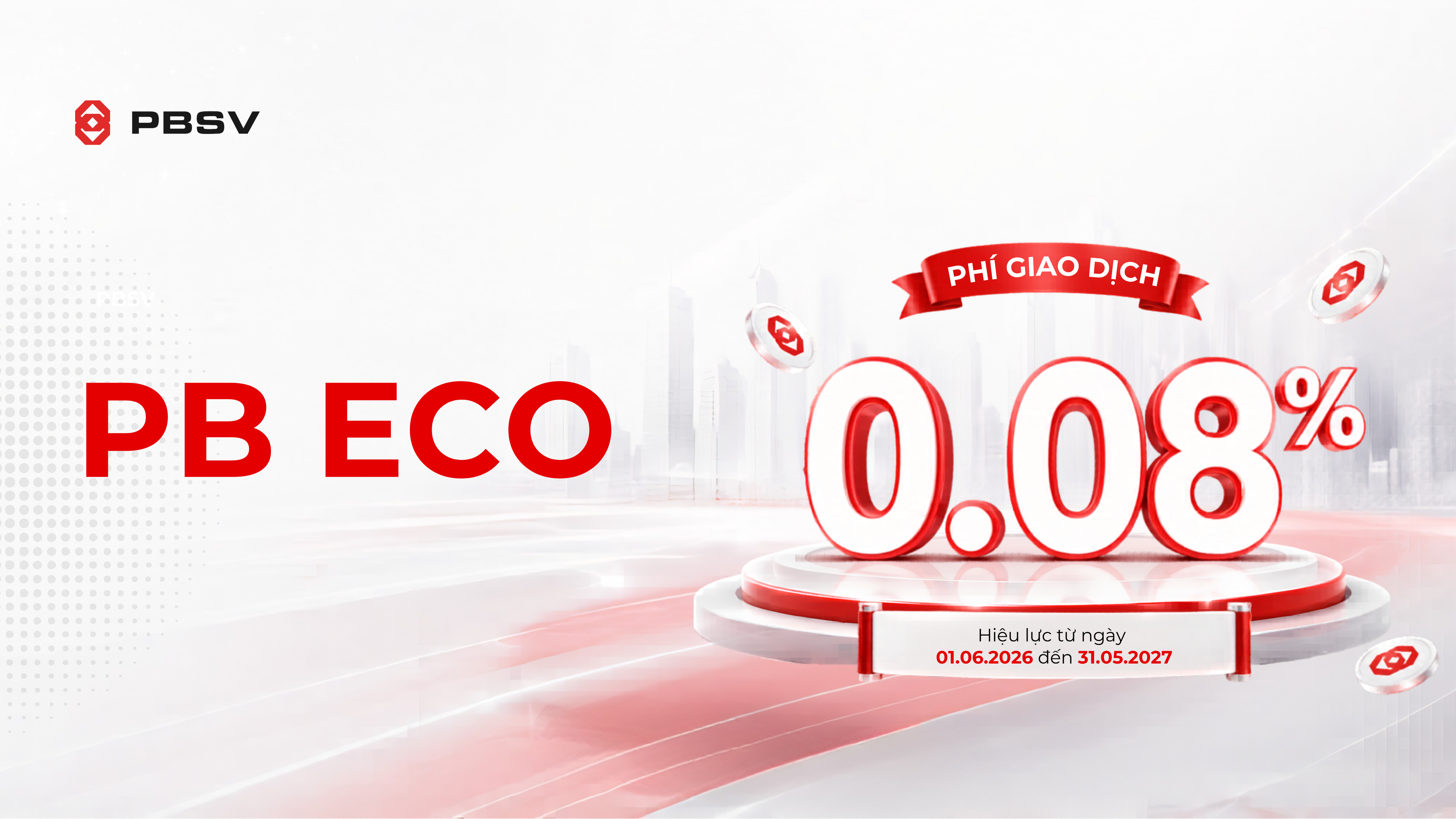 Thông Báo Chương Trình Ưu Đãi PB Eco